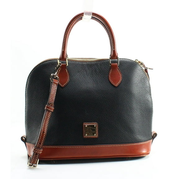 dooney & bourke pebble zip zip satchel black