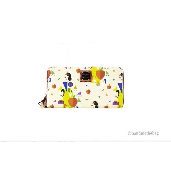 Dooney & Bourke Snow White Seven Dwarfs 85th Anniversary Large Wristlet Wallet