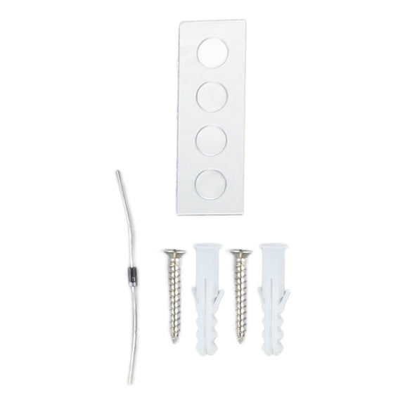 Door Access Control System, Wireless Door Buzzer Entry Systems, Card Access Control Machine with Backlit Keyboard, Card Reader Access Controller, White