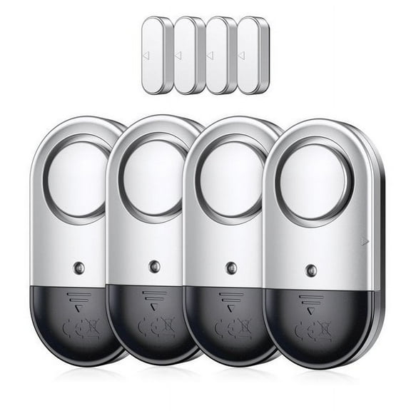 Door Alarm, AMIR Anti-Theft 125DB Door Alarm Window Alarm For Home Office Warehouse Shop Elderly Kids Security 4PCS