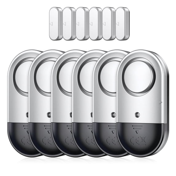 Door Alarm, AMIR Window Alarm Anti-Theft 125DB Door Alarm for Home Office Warehouse Shop Elderly Kids Security 6PCS