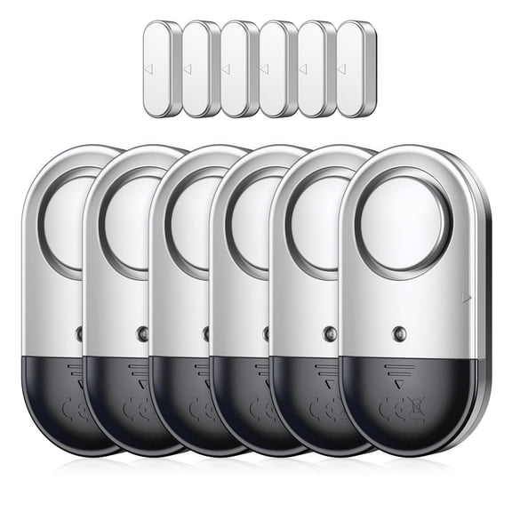 Door Alarm, AMIR Window Alarm Anti-Theft 125DB Door Alarm for Home Office Warehouse Shop Elderly Kids Security 6PCS