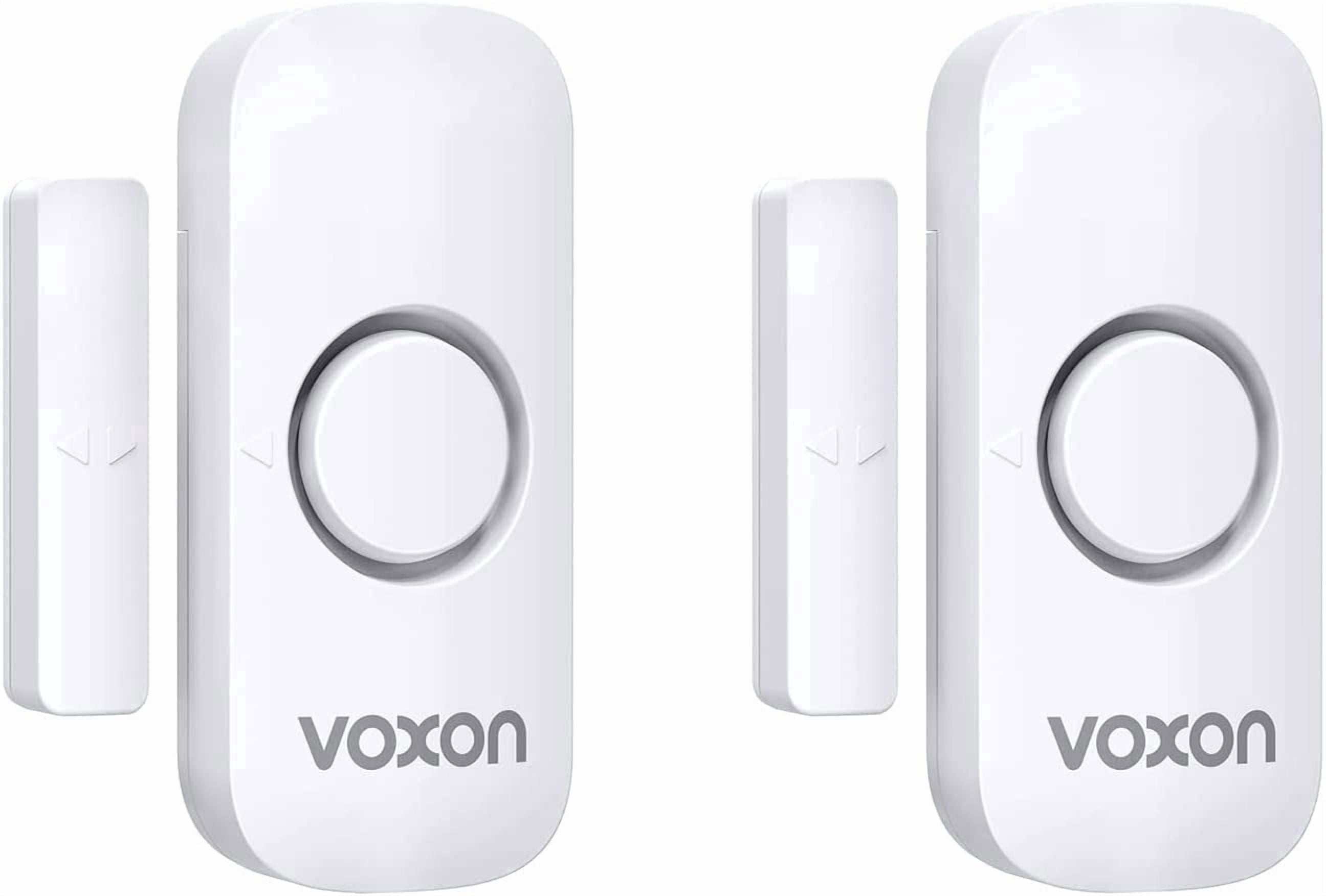 Door Alarms for Kids Safety, VOXON Window Alarm Door Alarm for Home Security Personal Security Window Alarms Sensor Burglar Door Alarm for Pool, Cars, Sheds, Caravans DIY Kit Pack of 2