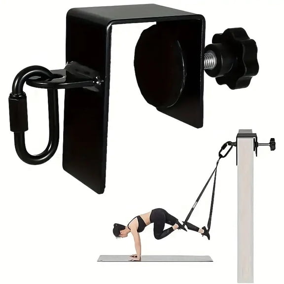 Door Anchor for Resistance Bands, Iron Home Gym Attachment for Strength Training, Physical Therapy and Workout, Heavy Duty Door Mount for Body Weight Exercise