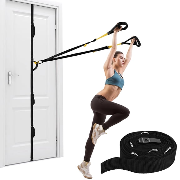 Door Anchor Strap for Resistance Bands Exercises, Multi-Point Door Exercise Anchor, Portable Door Band Resistance Workout Equipment