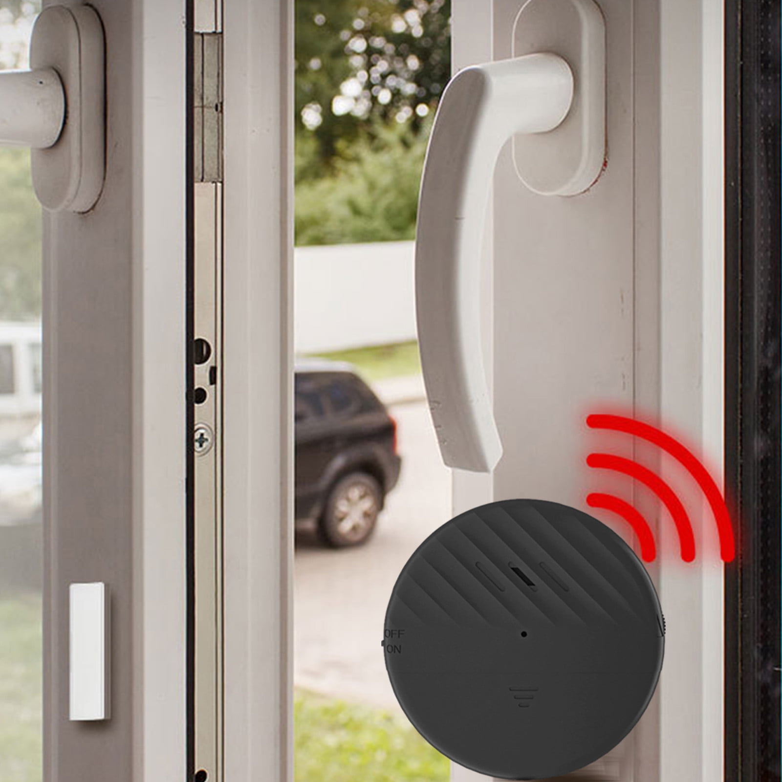 Door And Window Vibration Sensing Alarm 125dB Alarm Volume Domestic Install On Doors