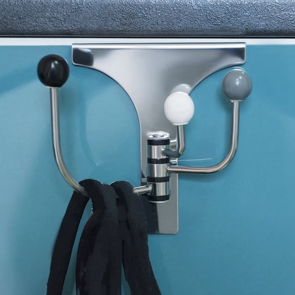 Door Back Hook Multi-Purpose Coat and Hat Hanger Nail-Free Door Hanging Beads Door G3387