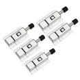 thumbnail image 1 of Door Barrel Bolt, Stainless Steel 304 Security Push Button Spring Loaded Latch 5 Pcs, 1 of 4