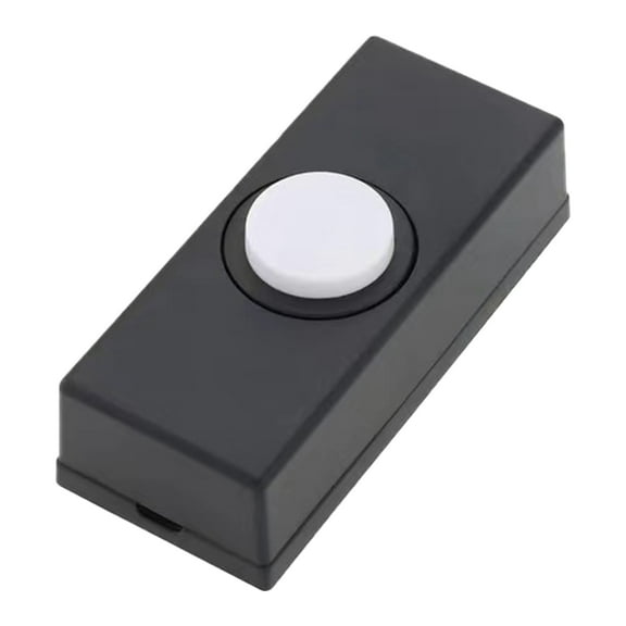 Door Bells Button Plastic Hard Wiring Press Button Doorbell Push Button Wall Mounted Doorbell Switches