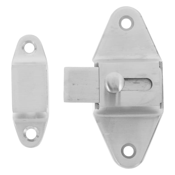 Stainless Steel Sliding Bolt Door Lock Set - Heavy Duty Security Hardware for Doors, Gates, and Cabinets