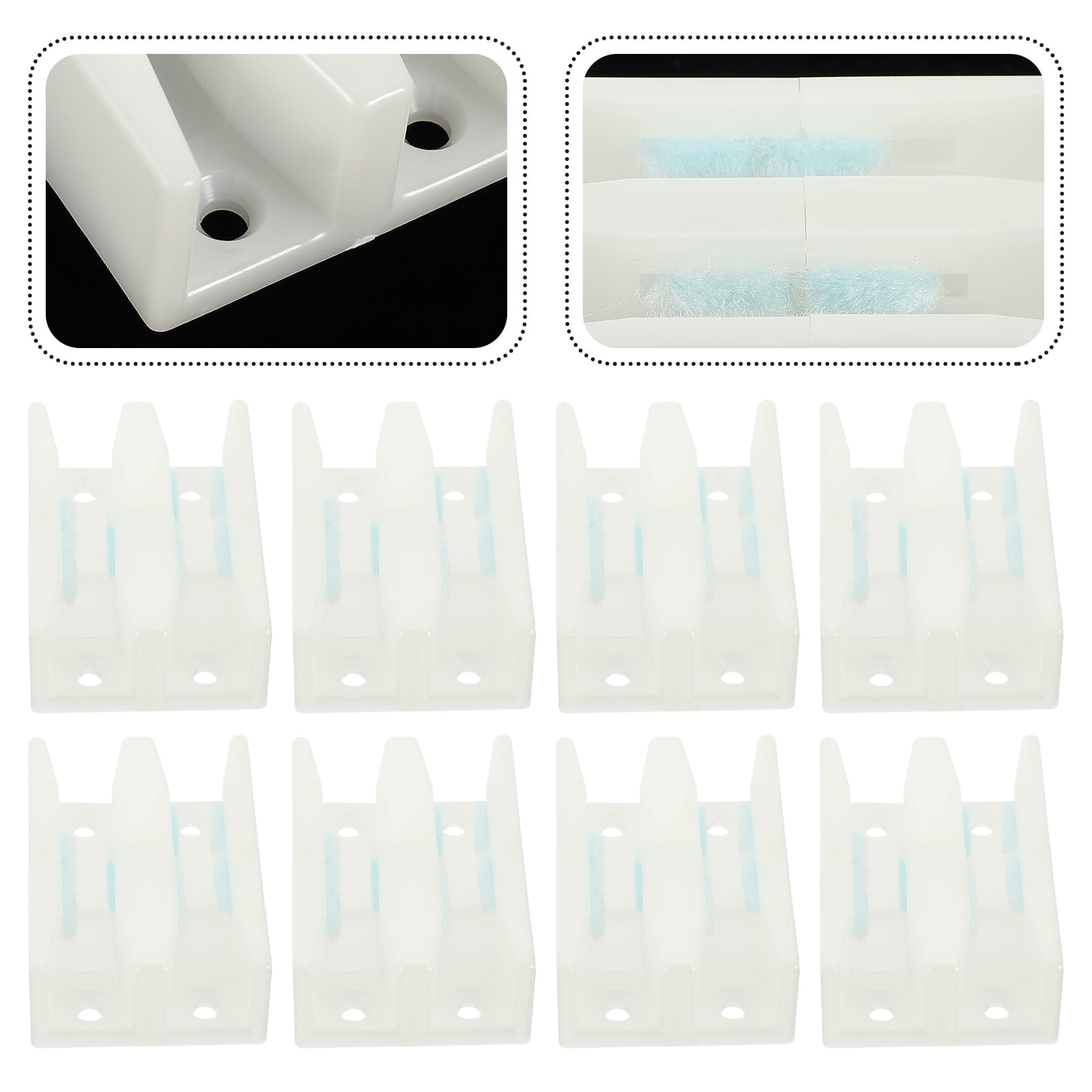 Door Bottom Guide Shower Barn Sliding Sill Parts Replacement Guides