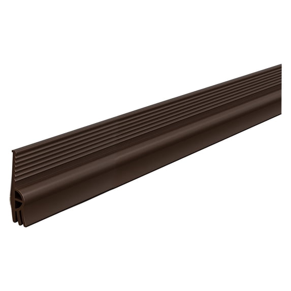 Door Bottom Seal Strip, Multi-Layer Cavity Door Seal, 1.77x39.37 Inch Self-Adhesive Door Draft Stopper, Windproof Insect Proof Door Stopper, Soundproof Door Gap Insulation Sealing Tape, Brown