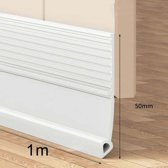 Door Bottom Sealing Strip Weather Window Windproof Air Leakage Strip Lower Windshield Strip Door Seam Soundproof Dustproof Tape