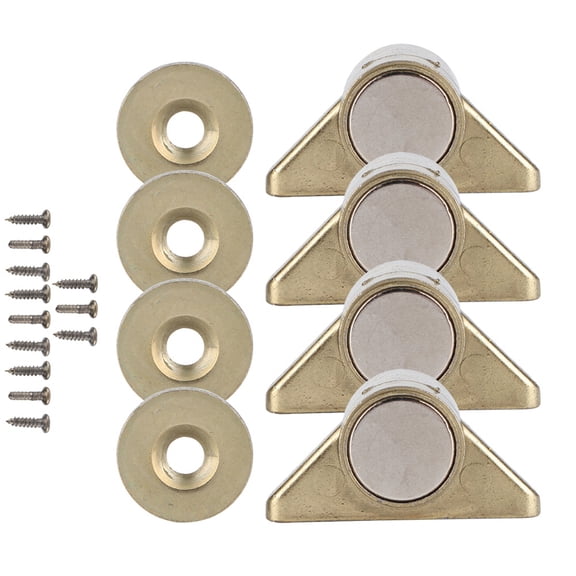 Door Buckle 4 Pieces 1.4X0.8X0.7 Inch Door Buckle Retro Zinc Alloy Cabinet Door Buckle Antique High-End Cabinet Door Round Touch Surface Anti-Rust Cabinet Wardrobe Hardware Accessories