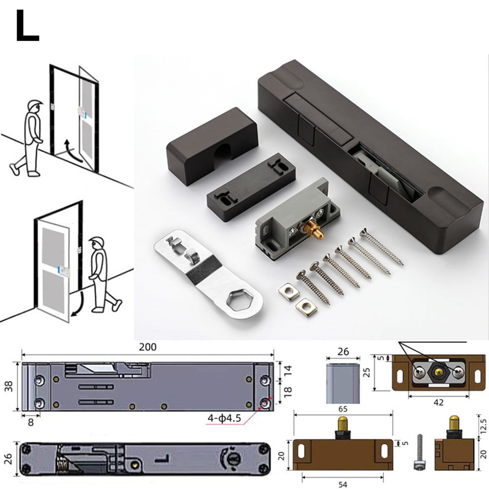 Door Buffer Damper Door Closer Adjustable Bedroom Damping Buffer For Wooden Door