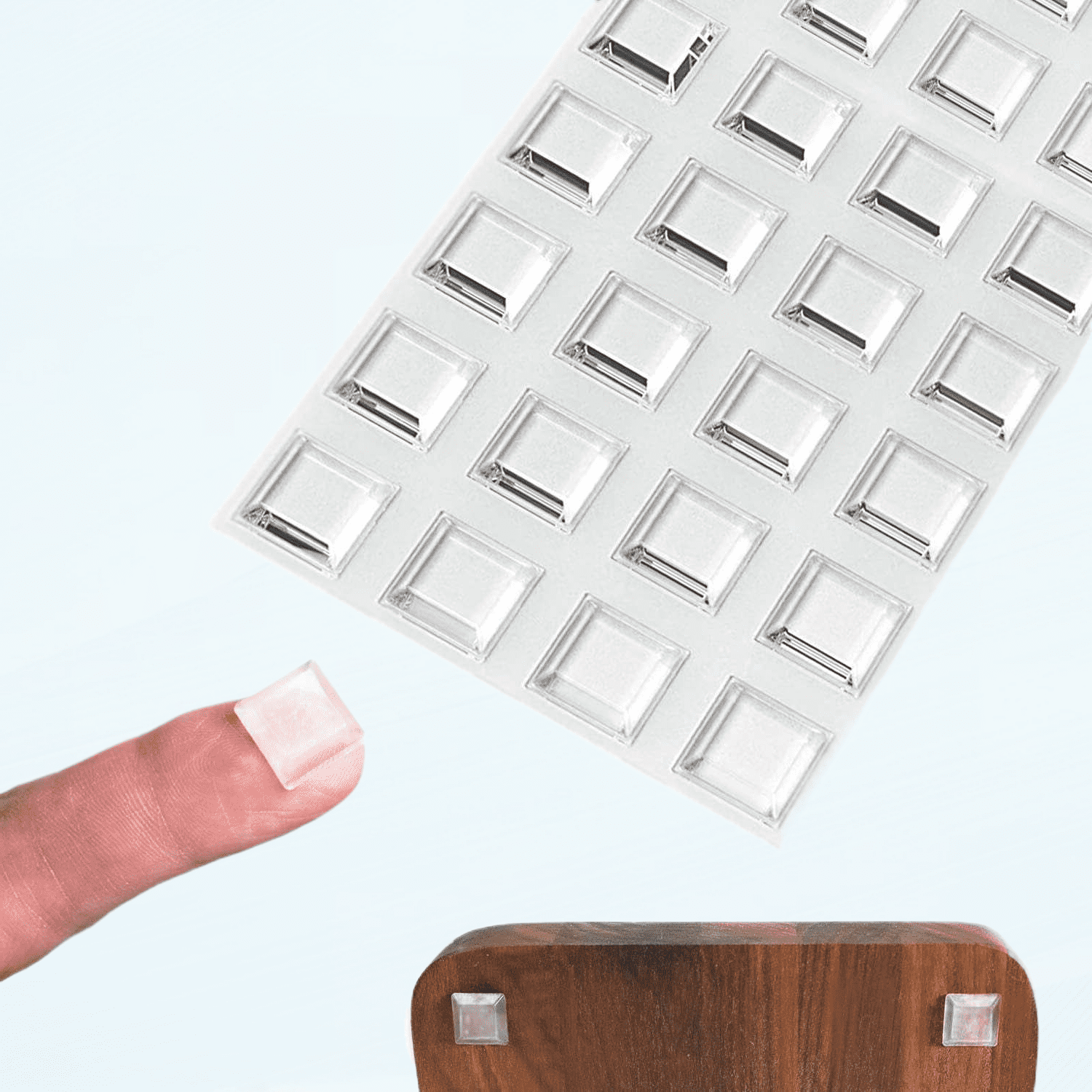 Door Bumper 100Pcs Clear Door Bumpers Door Cushion Clear