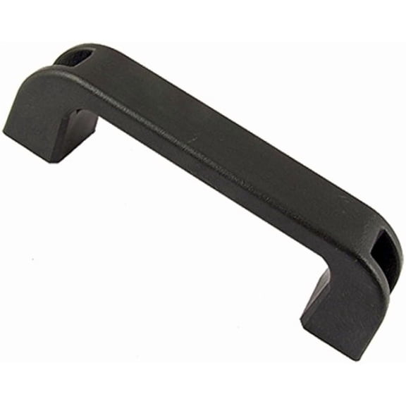 Door Cabinet Black Plastic Rectangular Pull Handle 5.2"