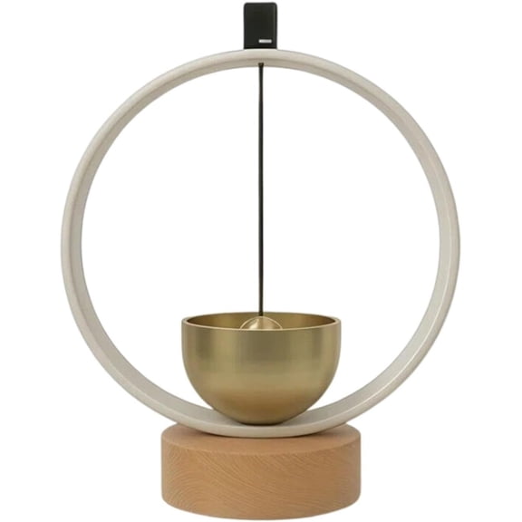 Door Chime - Brass Collectible Ornament, Front Door Bell with Decorative Design, Classic Ringing Accessory for Wall Store Wardrobe Fridge Garden Cafe, Easy Installation Housewarming Gift(Q)