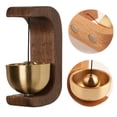 thumbnail image 1 of Door Chime,Door Chimes When Door Opens,Door Bell,Bell For Door,Magnetic Door Chime,Shopkeepers Bell For Door Opening,Shopkeepers Bell,Bell For Door Opening(Walnut 2.75*1.37*0.98in)from QiwagFerng, 1 of 8