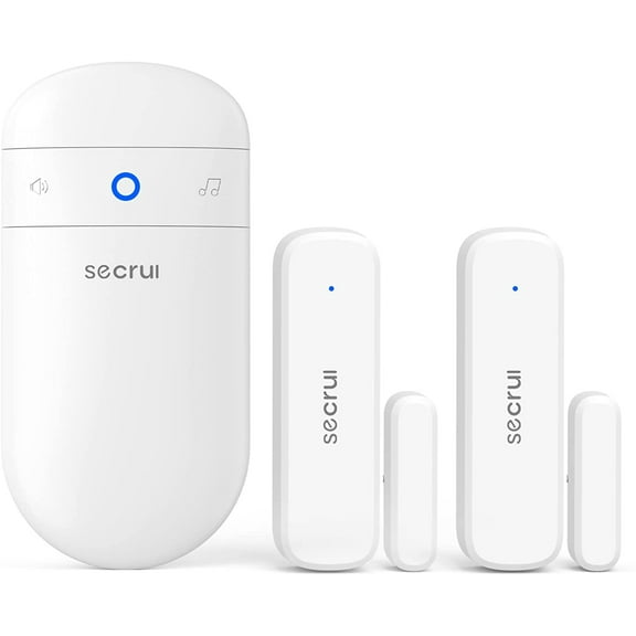 Door Chime When Door Opens, Door Opened Alarm for Home/Business Office/Bedroom Ente , 2-Sensor + 1-Receiver with 500FT Ran ,58 Chimes,5-Volume Level, Entry Alert for Kids/Toddler/Dementia Safety