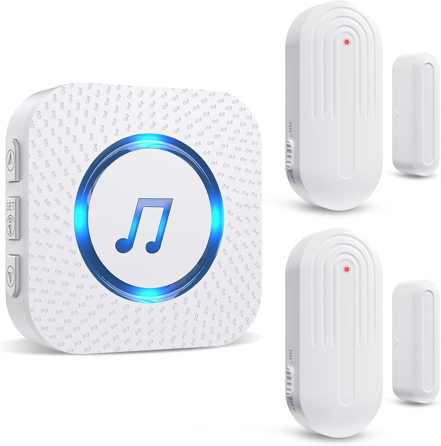 Door Chime, Wireless Door Sensor Chime When Door Opens,Door Entry Alarm ...