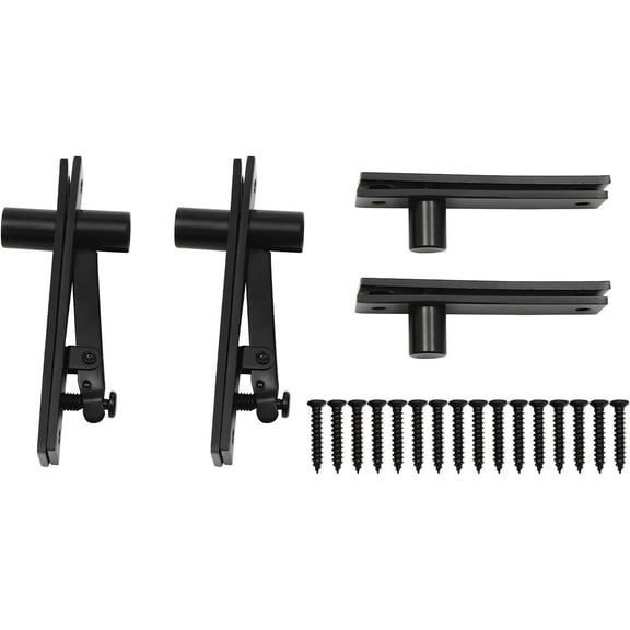 Door Closer, Invisible Self Closing Door Hinges,Pivot Hinge Heavy Duty, Stainless Steel Hidden Pivot Hinge for Wood & Metal Doors (2PCS)