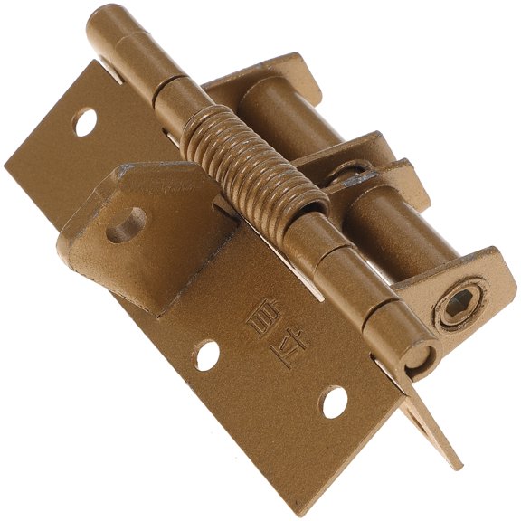 Masteelf Durable Golden Manganese Steel Hinge for Wood Case Use Auto Close Door Spring with 90 Degree
