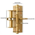 thumbnail image 1 of Door Closers 4 Inch Invisible Door Spring Hinge Automatic Door Closing Hinge Wooden Door Hinge Multifunctional Door Closer with Positioning 90 Degrees, 1 of 6