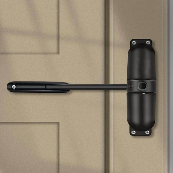 Door Closers for Home, Auto Door Closer Adjustable Closing Door Hinge to Convert Hinged Doors to Self-Closing, Automatic Stopper Fire Rated, Easy to Install