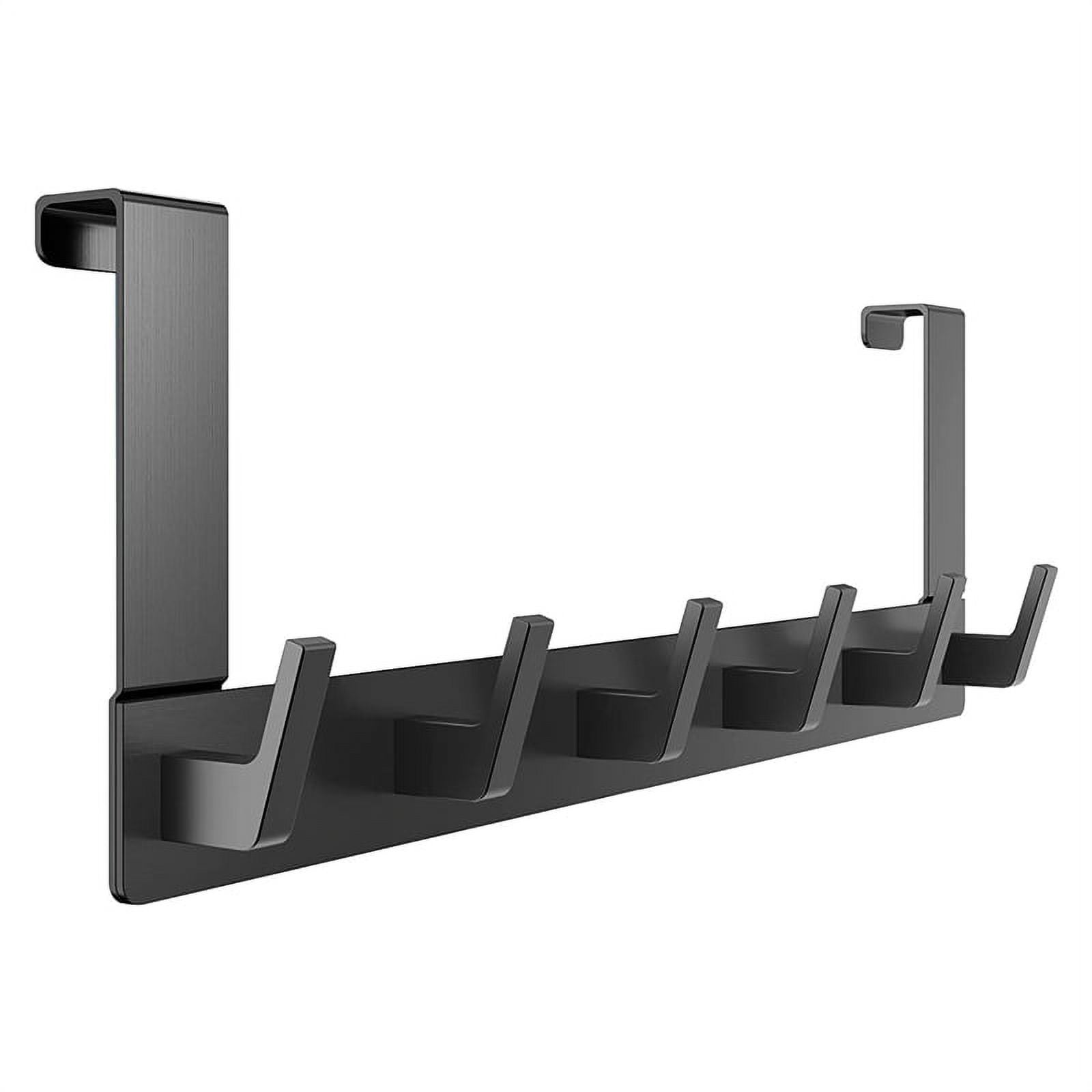 Door Coat Rack with 6 Hooks Door Hooks for Hanging Clothes Hooks