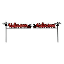 Door Corner Decorations, 2-Pack Felt Right Angle Door Frame Ornaments For Front Door Passage Home And Party, Featuring Spider Webs Bats Witch Theme Decor,