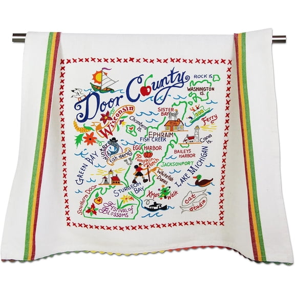 Door County Dish & Hand Towel | Great for Kitchen, Bar, & Bathroom