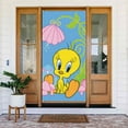 thumbnail image 1 of Door Cover Banner Decor Tweety Bird Wall Hanging Background For Decoration Party Door Indoor Porch (35.4″ X 72.8″), 1 of 6