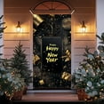 thumbnail image 1 of Door Cover Decoration Happy New Year Front Door Cover Xmas Hanging Banner Background for Christmas Xmas Holiday Winter Home Indoor Outdoor Decoration Supplies, 1 of 6