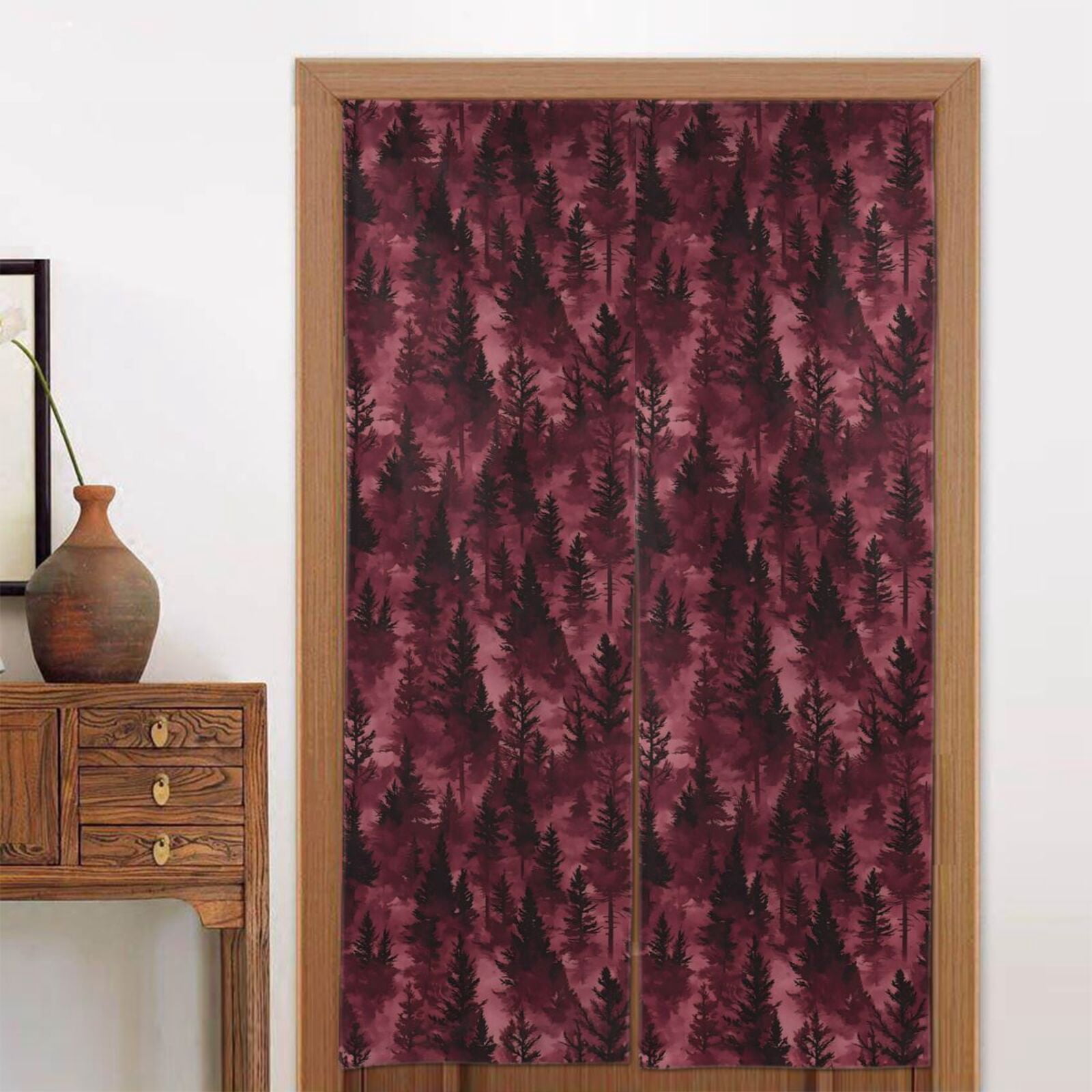 Door Curtain 34x56in Two Pieces Of Uniform Is Not Easy To Wrinkle The ...