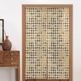 thumbnail image 1 of Door Curtain 34x56in Two Pieces Of Uniform Is Not Easy To Wrinkle The Room Shade And Dustproof For The Wall On The Door Or Window Tan Houndstooth Vintage Texture Hand-Drawn Sketch_3, 1 of 5