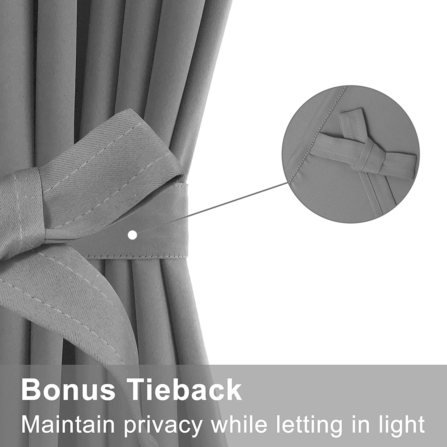 Door Curtains For Door Window, Thermal And Room Darkening Curtains For