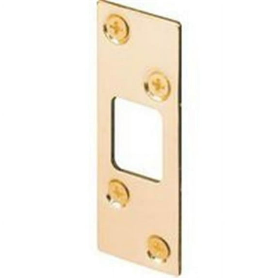 Door Deadbolt Strike Stl Brs E 2235