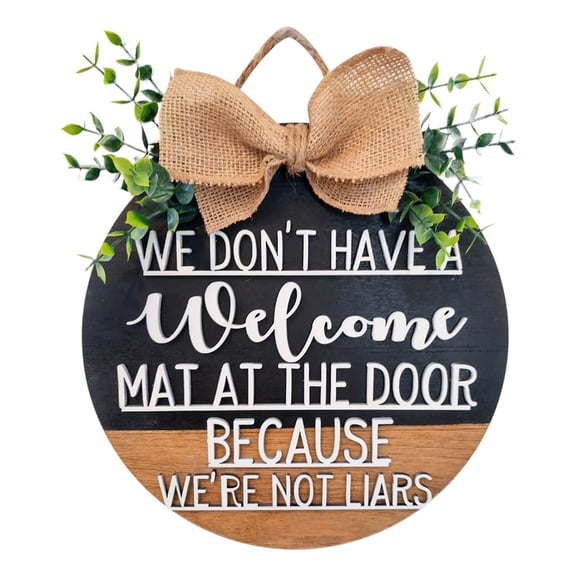 Door Decor | Tyeign Fun Copywriting Door Hangers Holiday Checklist Home Decor Door Signs Front Door Decorative Signage Decorative Front Door Sign Decorative Door Signs for Home Black