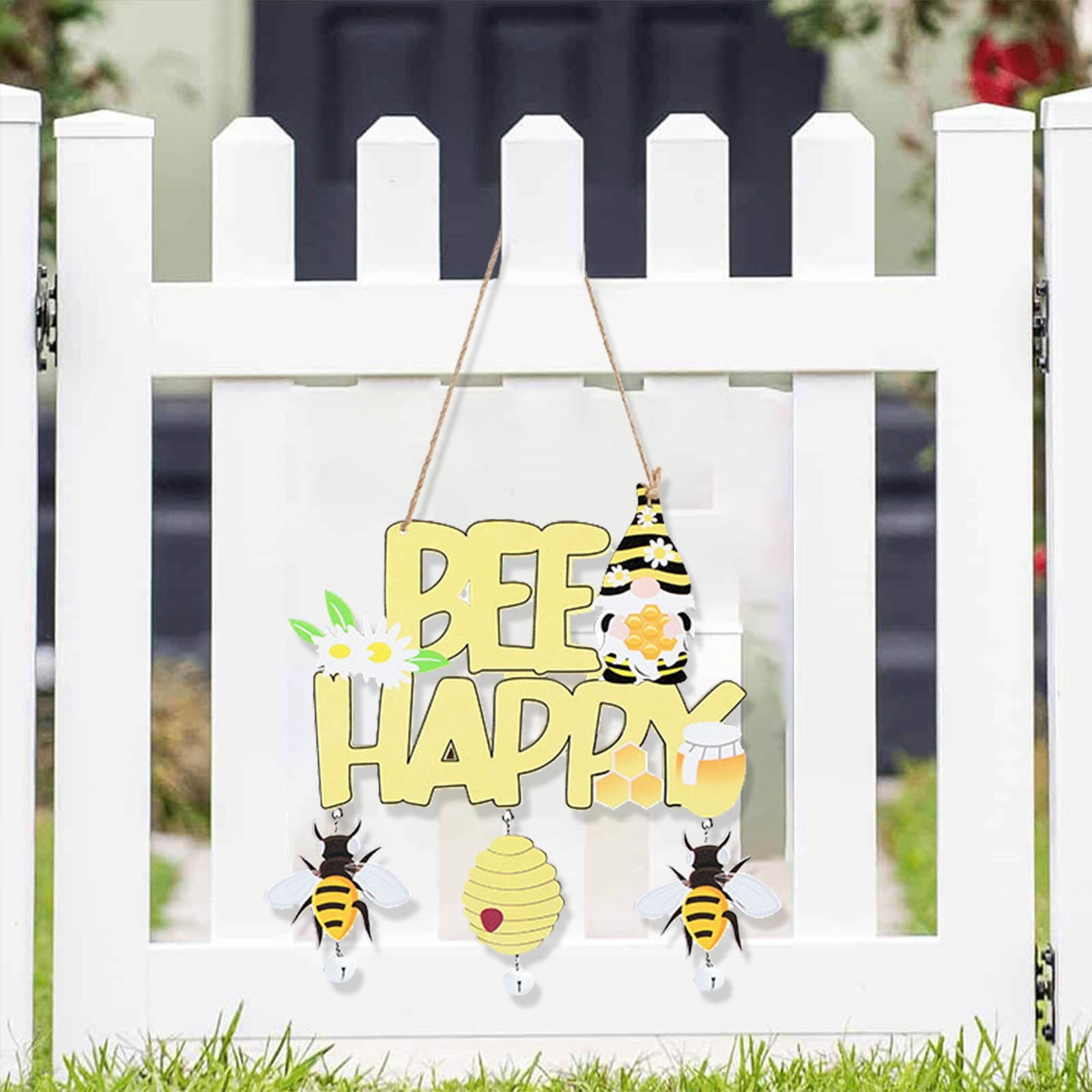 Door Decoration Festival Wooden Wall Hanging Party Holiday Home