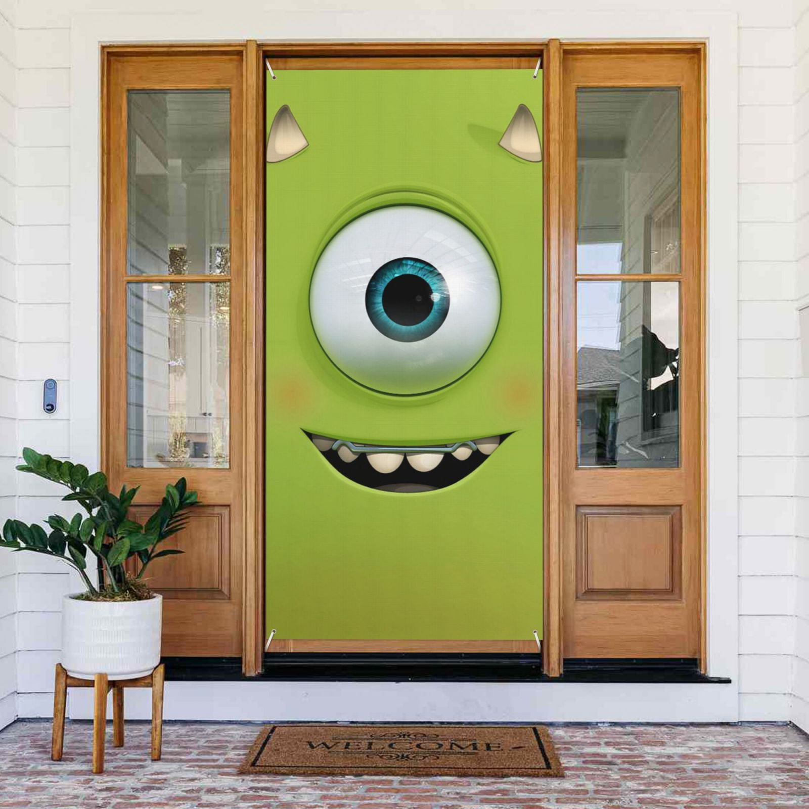Door Decorations Banner Monsters Inc Door Cover for Porch Party  Indoor/Outdoor 72.8 x 35.4 Inch - Walmart.com