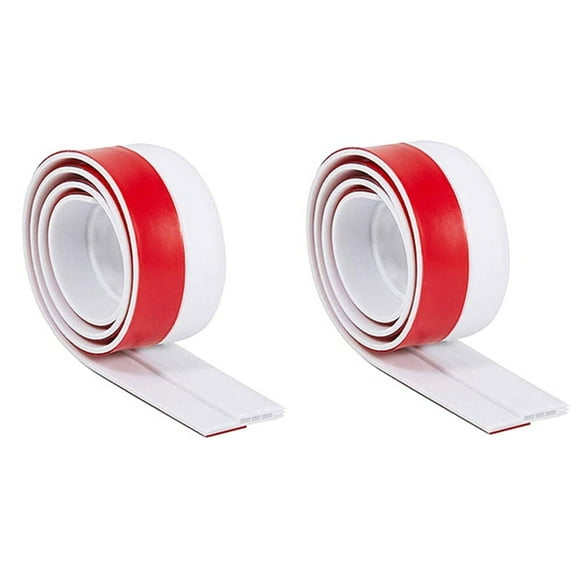 Door Draft Excluder Strip, Draft Excluder for Doors, Self Adhesive Soundproof Door Seal Weather Proof Door Seal Strip