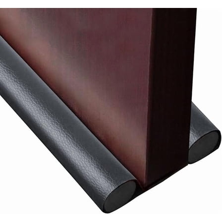 Under Door Draft Stopper, 0-38 inch Under Door Bottom Gap Filler Draft Noise Blocker,Adjustable Washable Under Door Sweep,Soundproof Door Seal Protector Guard for Cold Air,Wind,Light(Grey)