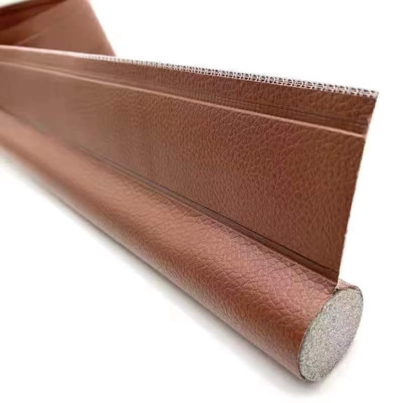 Under Door Draft Stopper, 36.6 Inch Double Sided Door Bottom Seal, Cuttable EPE Foam Under Door Blocker with Leather Cover for Dust, Drafts, Light and Noise Reduction, Gray