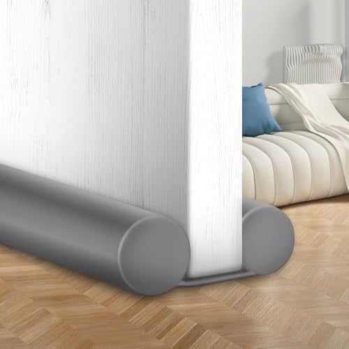 Door Draft Stopper 36in Black - Professional Weather Stripping Door Seal - Adjustable Under Door Breeze Blocker - Universal Energy Saving Gap Filler 2026