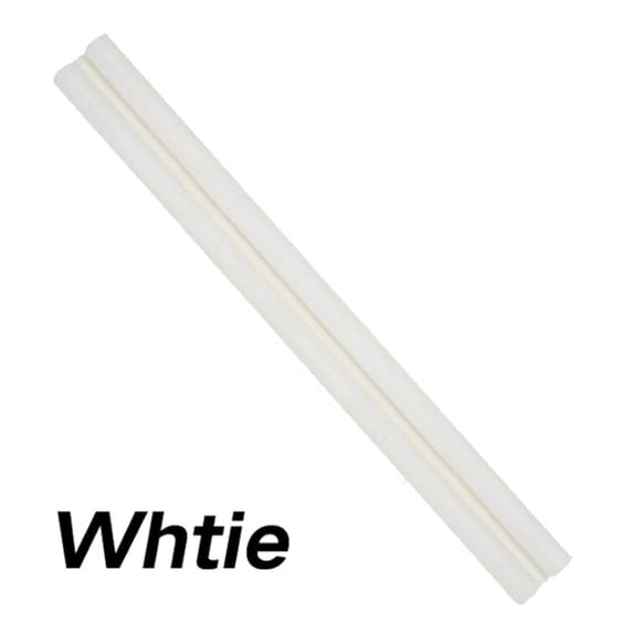 Door Draft Stopper for Bottom of Door Adjustable Twin Door Draft Blocker Excluder Protection Soundproof Under Door Seal for Gap Seal-Bilateral White 36 in