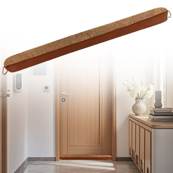 Door Draft Stopper for Bottom of Doors, 35.8inch Weather Stripping Seal, Insulation Soundproofing Seal, Thickened Felt Dustproof, Easy Install Gap Filler for Home Office