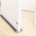 thumbnail image 1 of Door Draft Stopper for Bottom of Doors - 36 Inch Under Door Stopper - Reduces Air Draft, Noise & Sound -Gap Filler - Adjustable Door Sweep Draft Seal Window Sealer (Gray, 93cm/36.6 inch), 1 of 12