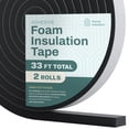 thumbnail image 1 of Door Draft Stopper for Cold Air Protection – Window Insulation for Winter with Strong Adhesive – Weather Stripping Door Seal for Tight Gaps – Door Weather Stripping, Door Seal & Stoppers for Bottom, 1 of 6