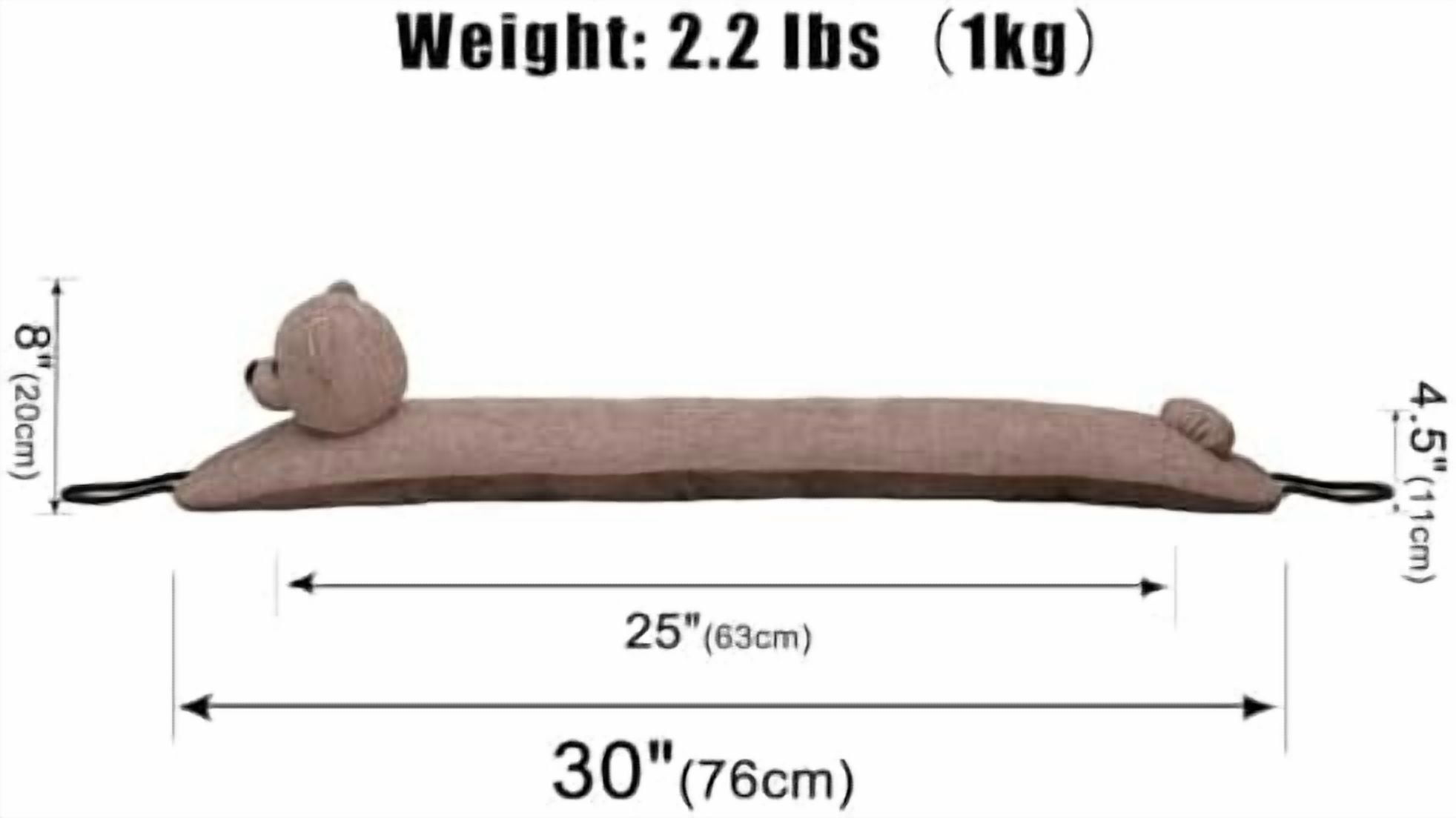 Under Door Draft Stopper Decorative Wind Stopper 30 inch for Door ...